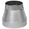 Imperial Mfg Imperial 7 in. D X 6 in. D Galvanized Steel Furnace Pipe Reducer GV1350 - alternate 1